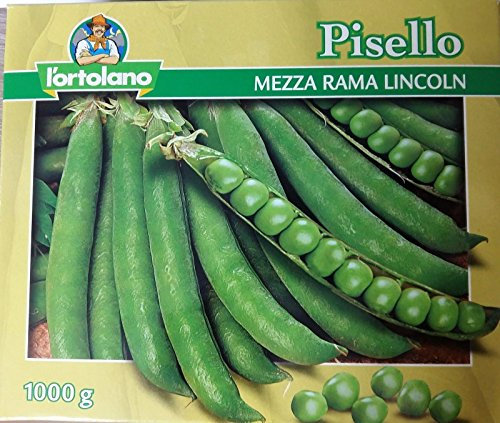 PISELLO PISELLI LINCOLN SEMI SEMENTI SEEDS PICCOLI KG. 1 - GR. 1000 L'ORTOLANO