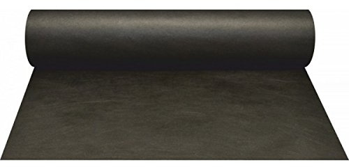 chiner Rollo Mantel de Mesa Negro 1 x 50 m | Polipropileno 100%, No tejido Spunbonded PP, Gramaje 50 g/m2, Uso alimentario, Un solo uso