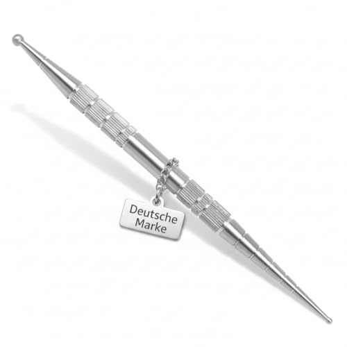 Masako Akupressurstift Massagestift 13 cm – Edelstahl Akupressur Pen mit Doppelkugel für Triggerpunkt Massage, Faszien, Nacken, Rücken, Hände & Füße – Massage Stick, rostfrei, sterilisierbar