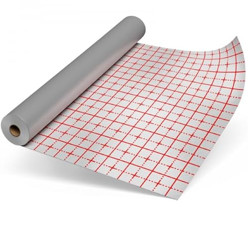 ALUFLOOR 110 gr/m² - film d’isolation thermique pour système de chauffage au sol - rouleau de 50 m² (1m x 50m)