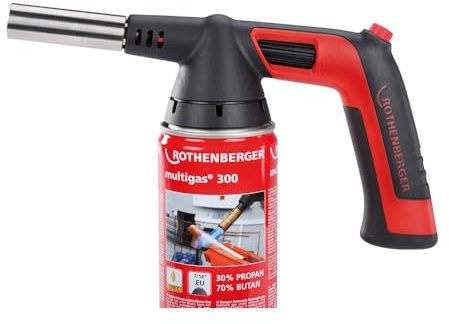 ROTHENBERGER ROFIRE 4 PIEZO, 7/16-EU, im Blister | 1500002922 | Lötbrenner, Weichlöten von Kupferrohre, Hartlöten