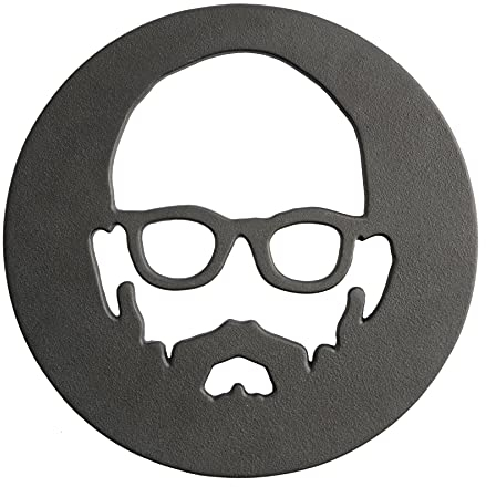 Dessous de plat en fonte de 8 po avec visage pré-assaisonné de Babish Cookware
