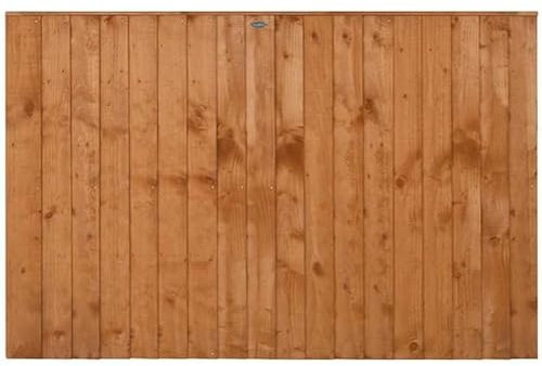 Forest Garden 6ft x 4ft (1.83m x 1.23m) Closeboard Board Fence Panel - Pack of 4