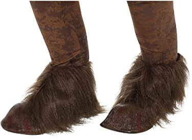 MIMIKRY Krampus Dämon Hufe Schuhüberzieher aus Latex und Kunstfell Füße Bestie Weihnachten Horror