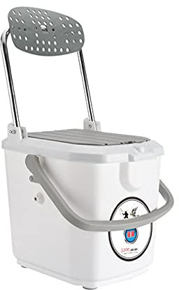 Angeleimer Kasten Kleine Fischerbox Neue leichte leichte Kann sitzen Angeln Eimer Can Fish Multifunktions-kleine volle Fischbox sitzen für Angelgeräte (Color : Wit)