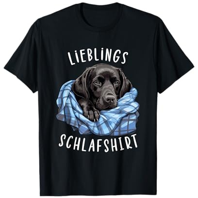Hund Offizielles Lieblings Schlafshirt Labrador Retriever T-Shirt