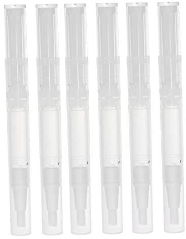 Angoily 6pezzi Penna Ricaricabile Per Lip Gloss Da Contenitori Cosmetici Vuoti Con Pennello Leggeri e Portatili Perfetti Per Viaggi e Uso Quotidiano