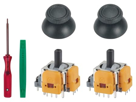 Lot de 2 joysticks de rechange à effet Hall pour manette sans fil PS5, sans dérive, pièces de réparation analogiques pour manette Playstation 5 DualSense