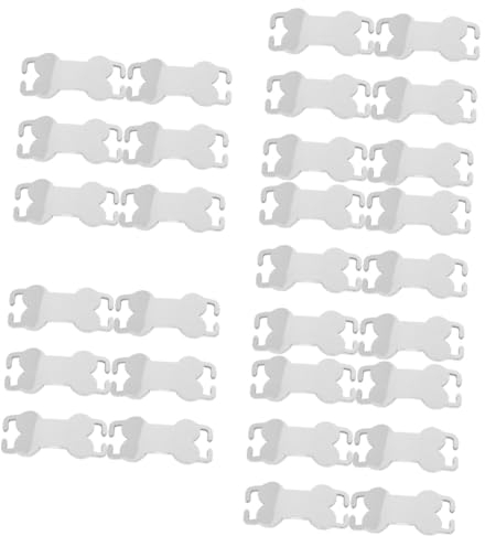 INOOMP 30 Haustier-Hundemarke heimtierausweis hundepflegeprodukte Hundemarken Knochen Welpenmarke Haustier-Tags Beschriftung Etikett Ornament Rostfreier