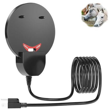 Bird Bath Heater, 500W Pond Heater,Full-Covered Aluminum Bird Bath for Outdoors in Winter,Stock Tank with Thermostatically Controlled,Chicken Water Heater-Deicer,livestock water