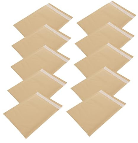 STOBOK 30stücke Teiliges Paket Aus Selbstklebenden Luftpolsterversandtaschen Aus Braunem Kraftpapier Stoßfest Wasser Reißfest Für Sichere Expresslieferungen Mittelgroßer Artikel Wie Kleid