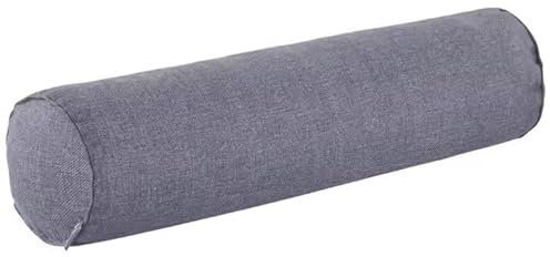 MSNCS Kissenrolle Nackenkissen 15x40/80x20 Bett Rückenkissen mit Nackenrollenkissen Multifunktional Nackenkisse Abnehmbar,für Kopf, Nacken, Rückenstütze Reisekissen(Gray,20x100cm)