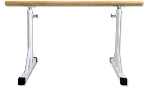 SdaryWare Ballettstange, freistehende verstellbare Tanzstange für Stretching, Pilates, Tanztraining, 100/150 cm Ballettstange für Zuhause oder das Studio (weiß 1 m)