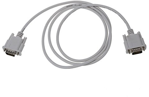 Mocturnity VGA DB15 mâle vers RS232 DB9 Pin Câble adaptateur mâle/câble d'extension graphique vidéo (, 1,4 m)