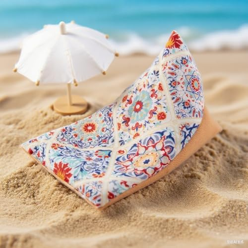 Minamzee 1:12 Puppenhaus Fauler Boden Sofa, Miniatur Bohnensack Stuhl, Mini -Sofa Möbelzubehör für, Wohnzimmer, Schlafzimmer, Strand, Garten (C)