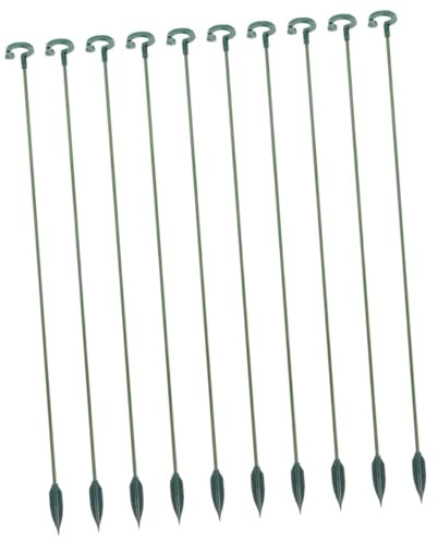 Toddmomy 10 Piezas Estacas para Plantas Macetas Soporte Vertical para Plantas Trepadoras Tutor de de Interior y Exterior para Monstera Pothos