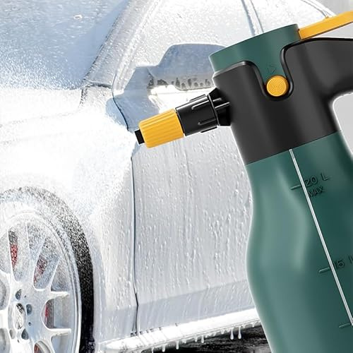 Spruzzatore Ad Alta Pressione per MG ZS 2017-2022 2023 2024, Pompa Irroratrice a Batteria 2L, Generic Spruzzatore di Schiuma per Auto Elettrica
