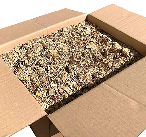 Jumbogras Kleintier-Einstreu Snips aus gepressten Miscanthus/Elefantengras für Hasen Kaninchen Maus Vogel Meerschweinchen - Kleintierstreu statt Stroh- u. Hobelspäne für Käfig & Stall (30 kg Karton)