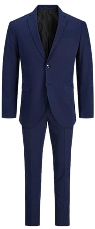 Jack & Jones Homme Jprfranco Suit Noos Ensemble de pantalon costume d affaires, Bleu MÃƒ©diÃƒ©val, 50 EU