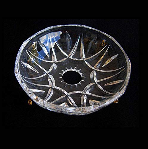 ILAB Bobeche Cristal Repuesto Lámpara apliques Accesorios Col. Amarillo