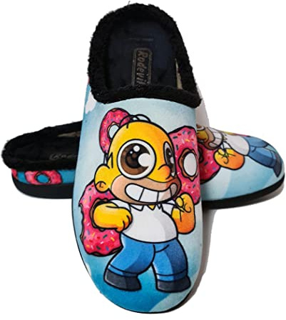 Rodevil Zapatillas casa cómodas unisex - Personajes dibujos by Annie Bannany - Fabricación española hombre y mujer