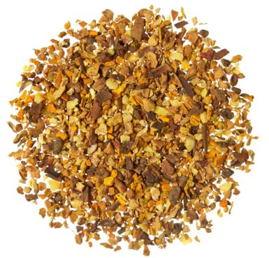 TEA SHOP - Infusión de Cúrcuma | Super Turmeric 100g - 50 Tazas - Infusión a Granel - Sin teína - Revitalizante con Cúrcuma, Manzana, Jengibre - Propiedades naturales: Antiinflamatorio y digestivo