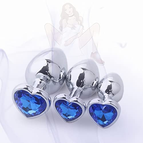 3 st/set Àmàl Plǖg Ạnạl Beạds styrketräning för kvinnor - Blue Heart Base