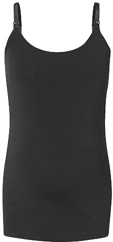 Noppies Damen Ara Easy Nursing Top T-Shirt, Black - P090, M EU