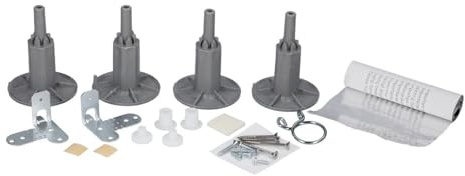 LUTH Premium Profi Parts Kompatibel mit Beko Montagematerial mit Füßen 1784430096 für integrierte Geschirrspüler