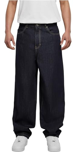 Urban Classics Herren Hose 90‘s Jeans Rinsed Denim 30