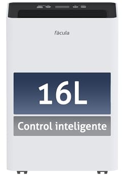 facula - Deshumidificador con control de humedad 16l/día