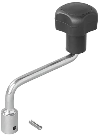 ProPlus Manivelle pour roue jockey 48 mm en acier - Accessoires - Roue de timon 186 g - Levier pour caravane et remorque