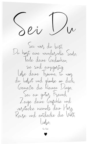 Posterlounge Sei Du - ein Gedicht Acrylglasbild