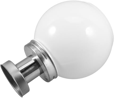 Uonlytech Farolas Solares Para Exteriores Lámpara De Redonda Led Base Redonda De Luz Solar Decoración De Jardín 1 Unidad Energía Solar