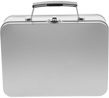 Alipis Retro Vintage Lunchbox Metall Mit Deckel Und Tragegriff Luftdichte Metallbox Für Food Box Vielseitige Aufbewahrungsbox Für Bento Container Und Snacks Tragbar Und Elegant