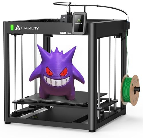 Creality Ender-5 Max 3D Printer,400x400x400mm Large Build Volume, 700mm/s High-Speed Printing, 36-Point Auto Leveling, LAN Multi-Device Control, Professional FDM 3D Printing