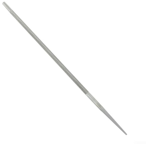 Zilimontt Lot de 3 limes rondes pour l'affûtage de chaîne de tronçonneuse 4 mm, 4,8 mm, 5,5 mm de diamètre, outils à main avec construction en acier et design portable (5,5 mm)