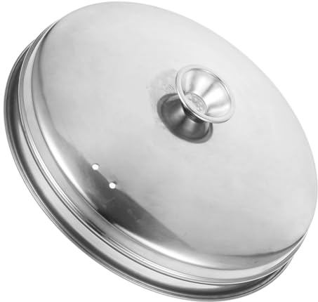 TOYANDONA Cubierta De Cúpula Para Bistec 22 Cm Acero Inoxidable Antisalpicaduras Cubierta Protectora De Alimentos Para Hogar Restaurante Cocina