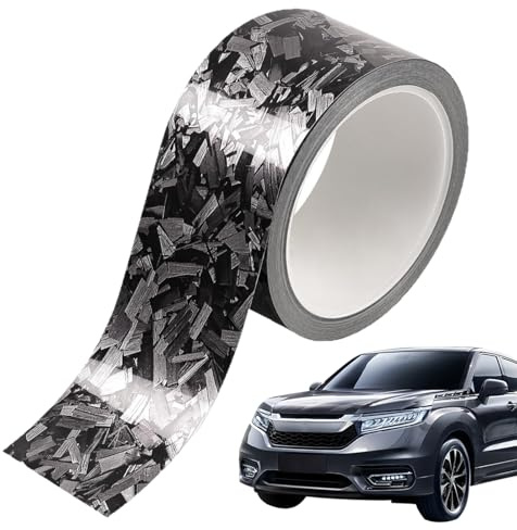 Générique Film Carbone Forgé | Autocollant Auto Brillant en Pet Forgé,Rouleau De Film Décalcomanie pour Carrosserie,pour Décoration Intérieur Automobile Et