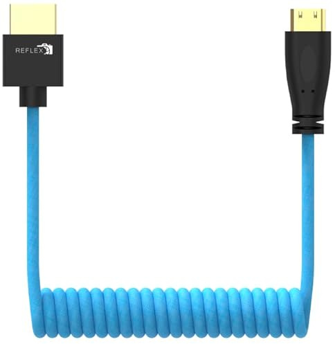 REFLEX CAMERA 4K HDMI to MINI HDMI Cable – 4K@60Hz, 1.2m, OD 3.7mm, Durable Copper + PVC Construction, High-Speed Transmission