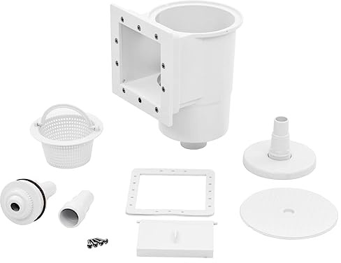 sephironlbb Skimmer per piscina, 8 pezzi, in ABS, 21 x 25 x 30,5 cm, con cestino e accessori, accessori per piscina, per giardino, piscina e esterni, efficiente pulizia dell'acqua per estate, vacanze