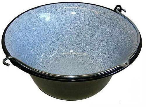 NEU: 6 L Ungarischer Gulaschkessel, Emaille, 6 Liter
