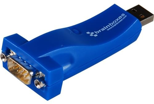 Brainboxes US-101 tarjeta y adaptador de interfaz - Accesorio (USB, DB9, Azul, ROHS, CE, FCC, 90 mm, 35 mm)