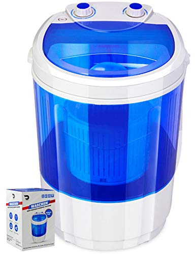 DENSORS Portable Single Tub Washer - The Laundry Alternative - Washing Capacity Less Than 1.2Kg - Portable Clothes Washer For Small Clothes Like Socks, Undergarments Etc - Travel Washing Machine