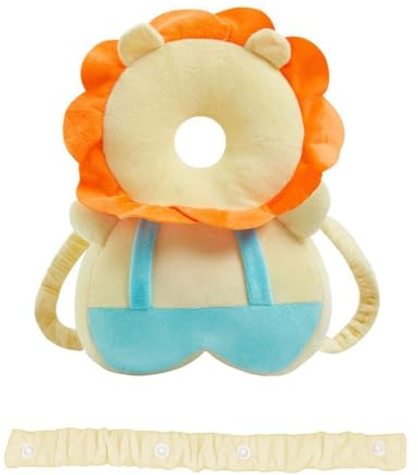 KGDUYC Almohada de Protección para la Cabeza del Bebé - Suave, Transpirable y Ajustable para la Espalda