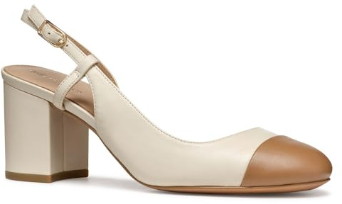 Geox - D VIRNILISA 65 A, Bomba Mujer, Papyrus/Beige,