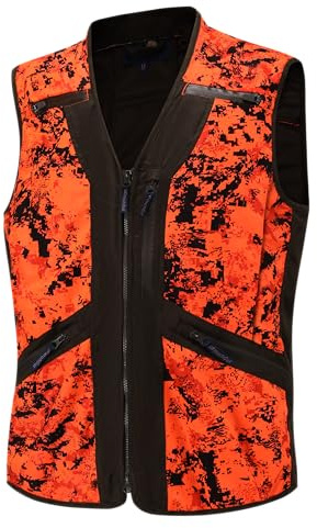 Full mundur Blaze Camo Orange Jagdweste Jagdsicherheit Leichte Weste für Erwachsene Unisex