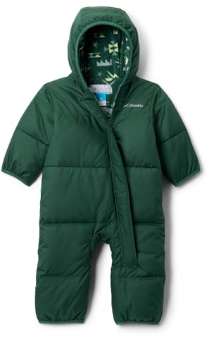 Columbia Youth Infant Snuggly Bunny 2 Bunting, Snowsuit Romper, Rain Forest/Rain Forest Peaked, 18/24 Months