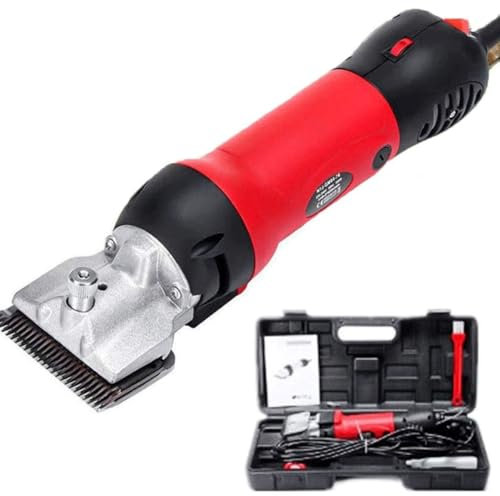 XBDLYQBD Tondeuse à Poils de Cheval électrique Professionnelle, Robuste, 690 W et 6 Vitesses réglables, Faible Vibration, Tondeuse pour Poils d'animaux et de bétail