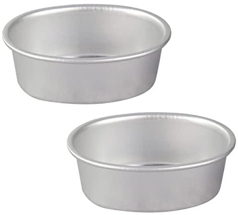 Alipis 4pcs Oval Cheesecake Pans -Shaped Cake Molds for Baking for Cheesecake Pudding and Homemade Bread Lightweight and Reusable Moulds for Easy Storage